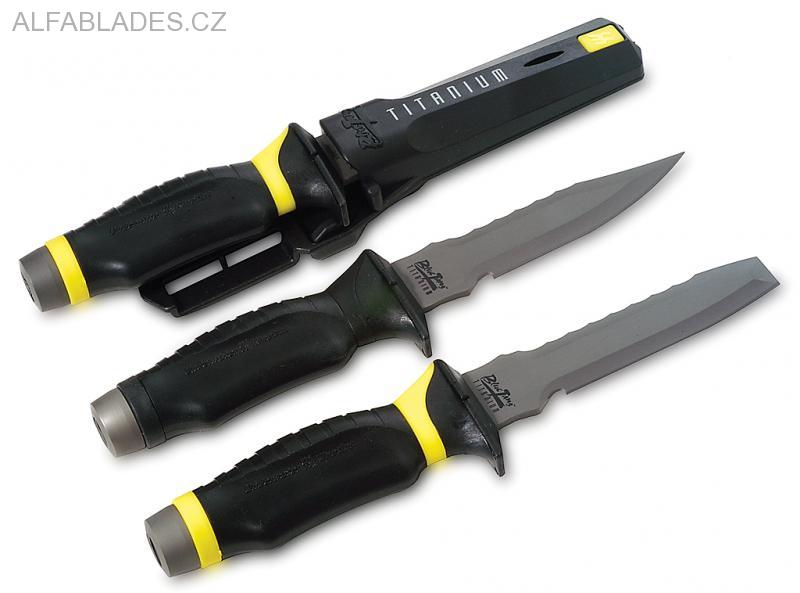 UNDERWATER KINETICS Blue Tang Titanium BluntTip Yelow