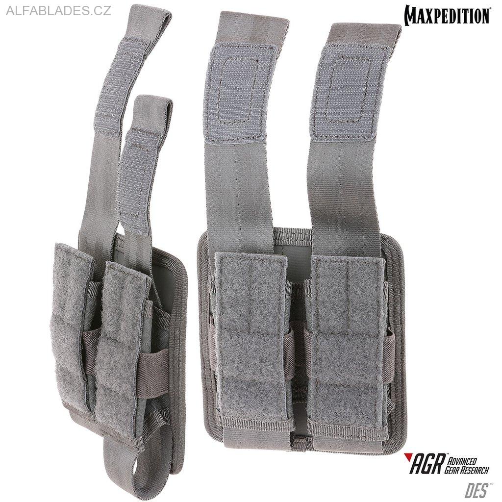 MAXPEDITION AGR DES Double Sheath Pouch Gray