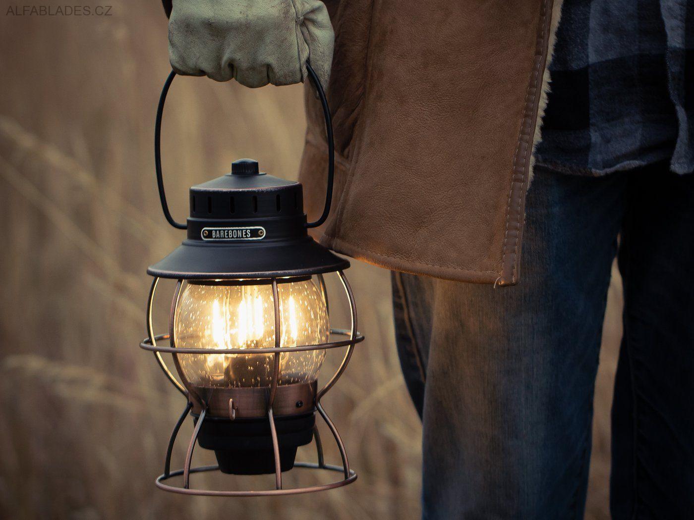 BAREBONES LIVING Railroad Lantern Antique Bronze