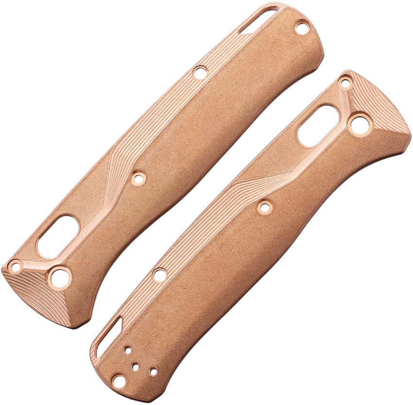 FLYTANIUM Benchmade Crossfade Bugout Scales Brass