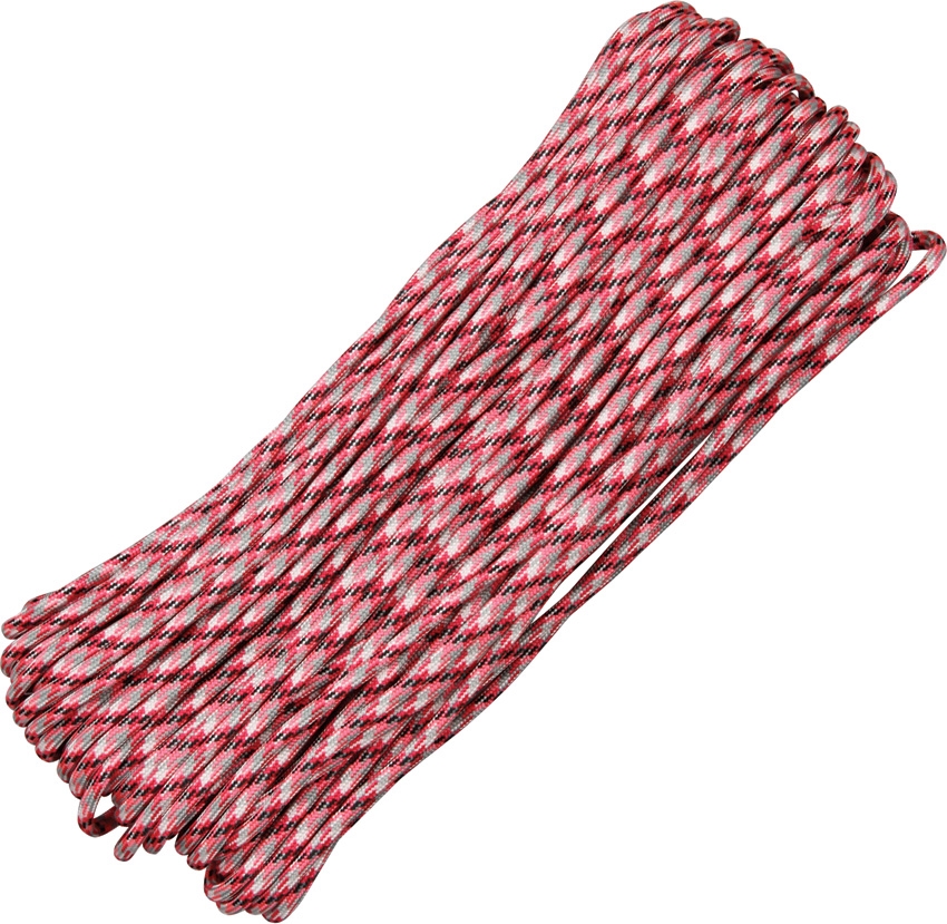 Paracord 550 Pink Camo 100ft (30,5m)