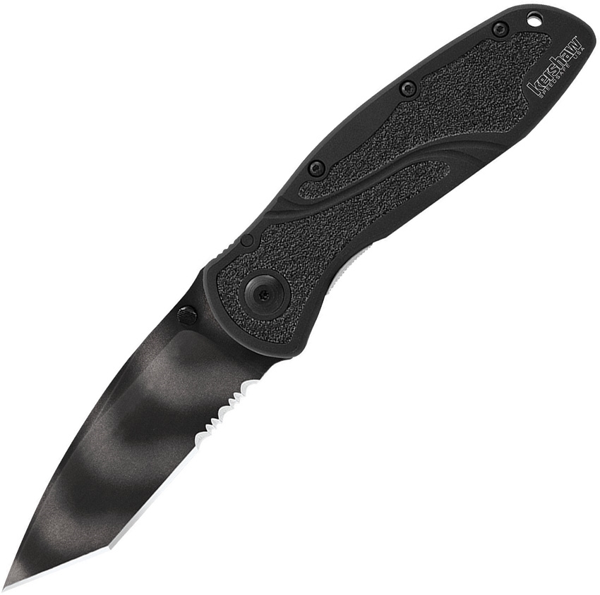 KERSHAW Blur Tiger Striped Serrated