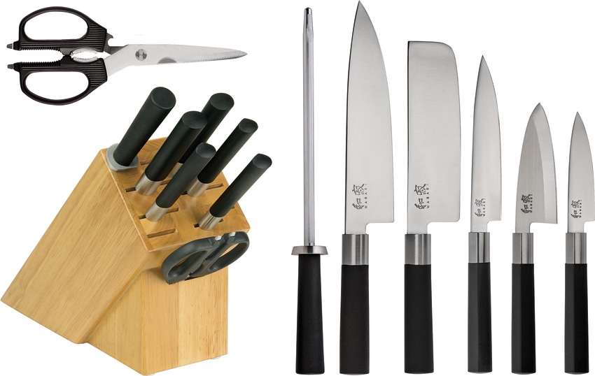 KAI Wasabi 8 Piece Kitchen Set