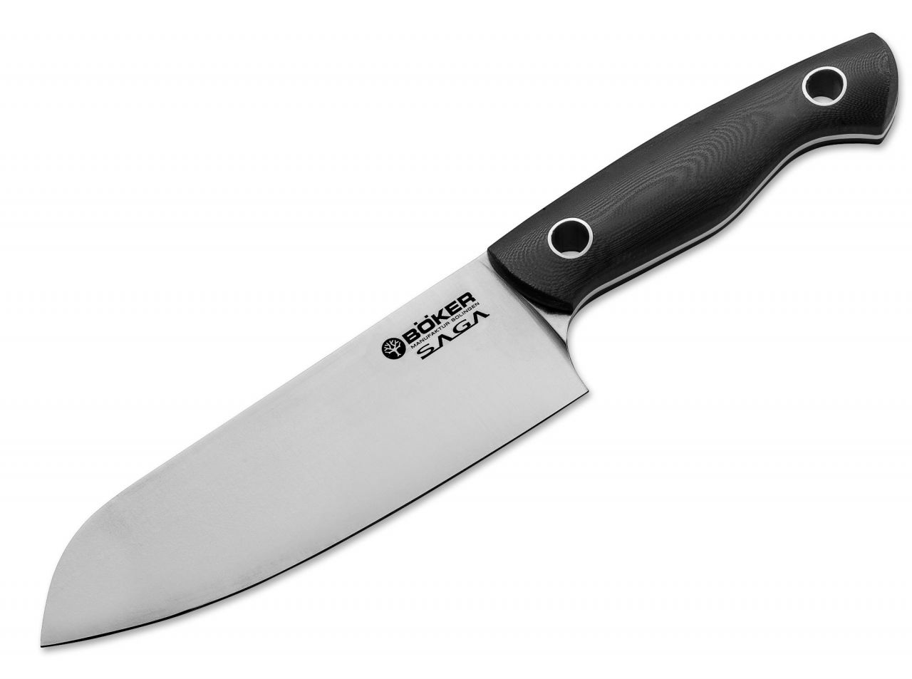 BÖKER Saga G-10 Satin Santoku Knife