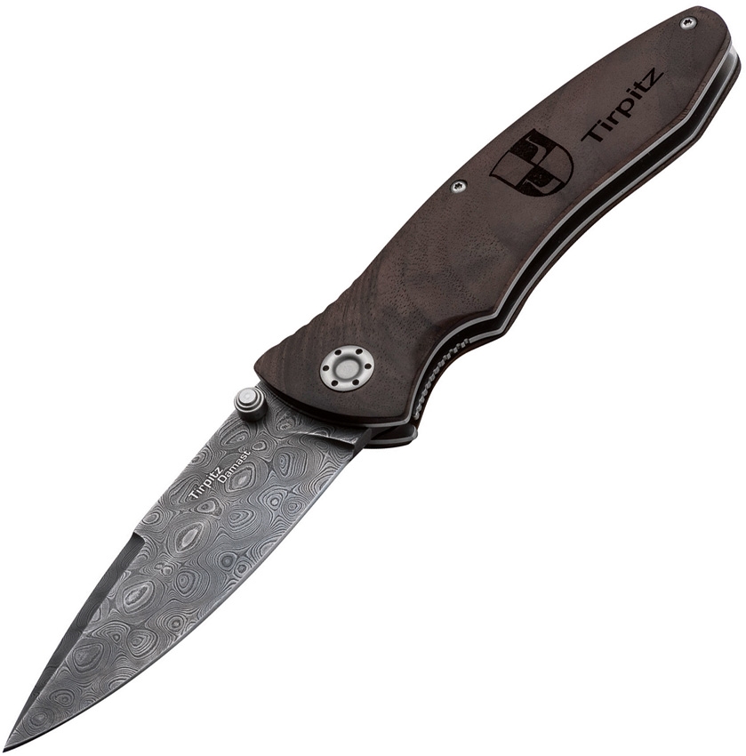 BÖKER Tirpitz Damascus Wood