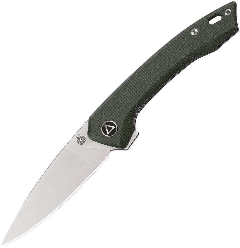 QSP Leopard Green Micarta