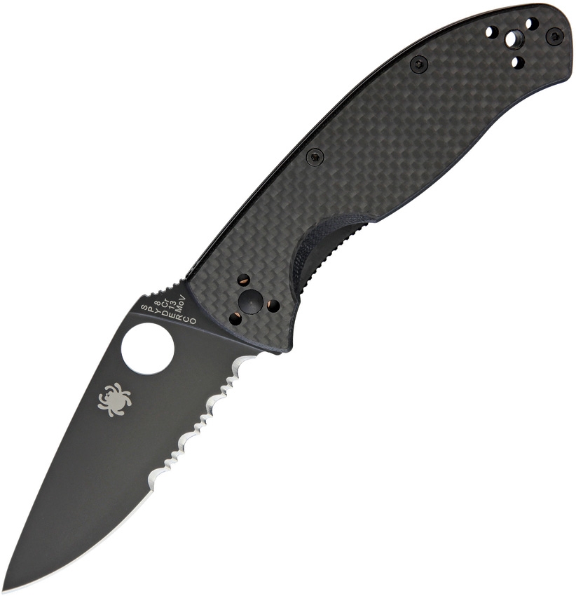 SPYDERCO Tenacious CF Black Serrated