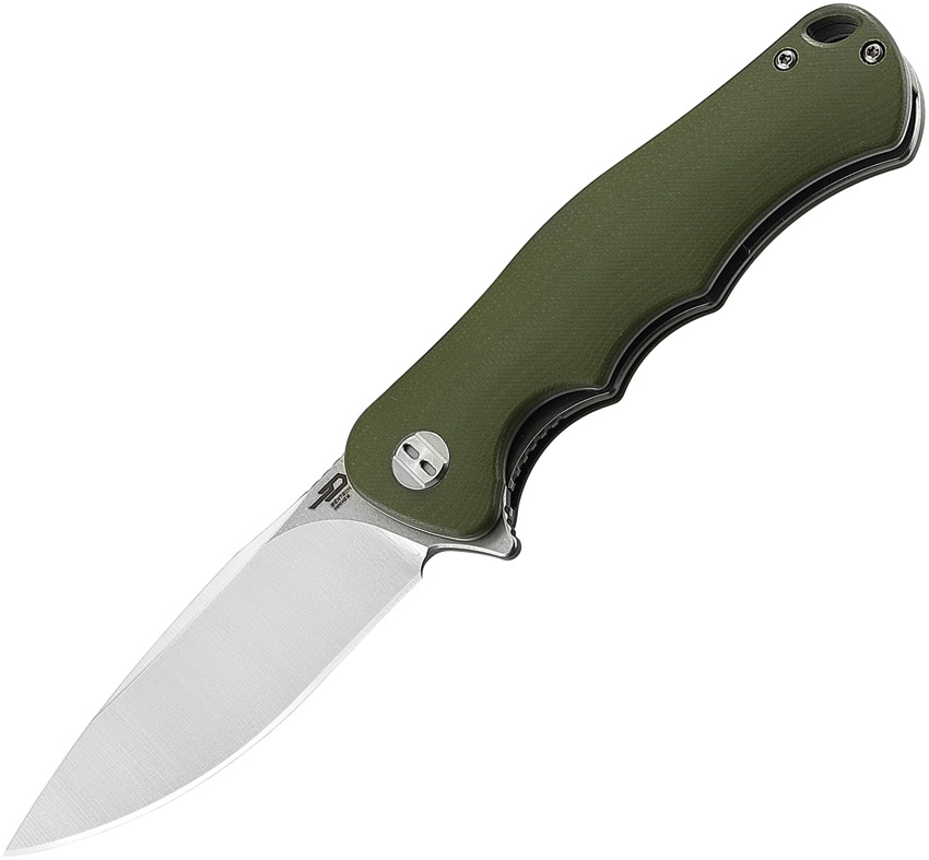 BESTECH KNIVES Bobcat Satin/OD Green