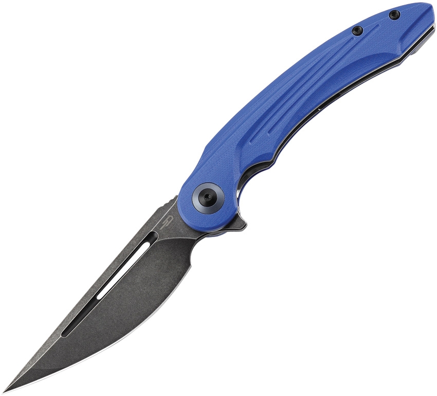 BESTECH KNIVES Irida G-10 Blue/BW