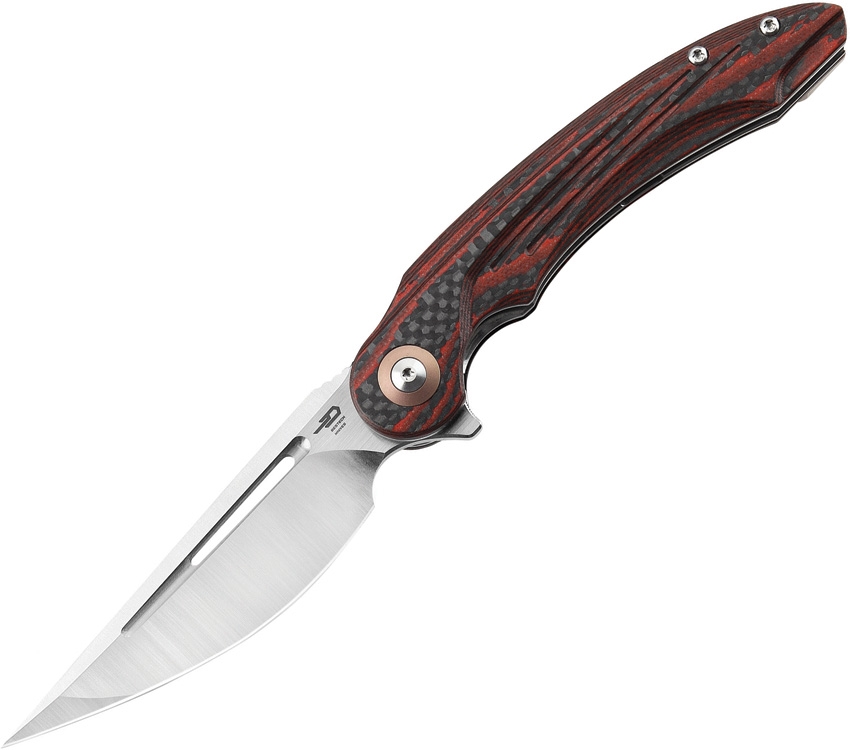 BESTECH KNIVES Irida G-10/CF Red