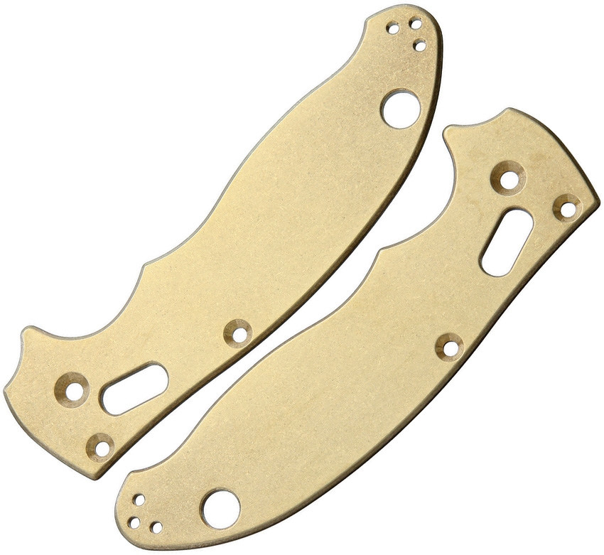 FLYTANIUM Spyderco Manix 2 Scales Brass