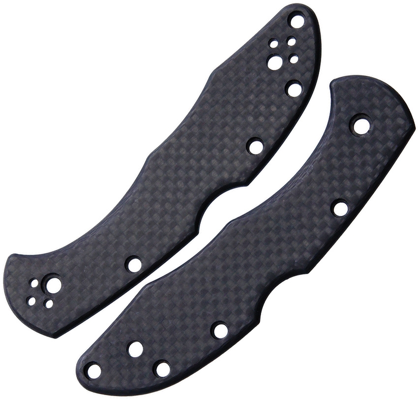 FLYTANIUM Spyderco Delica Scales Carbon Fiber