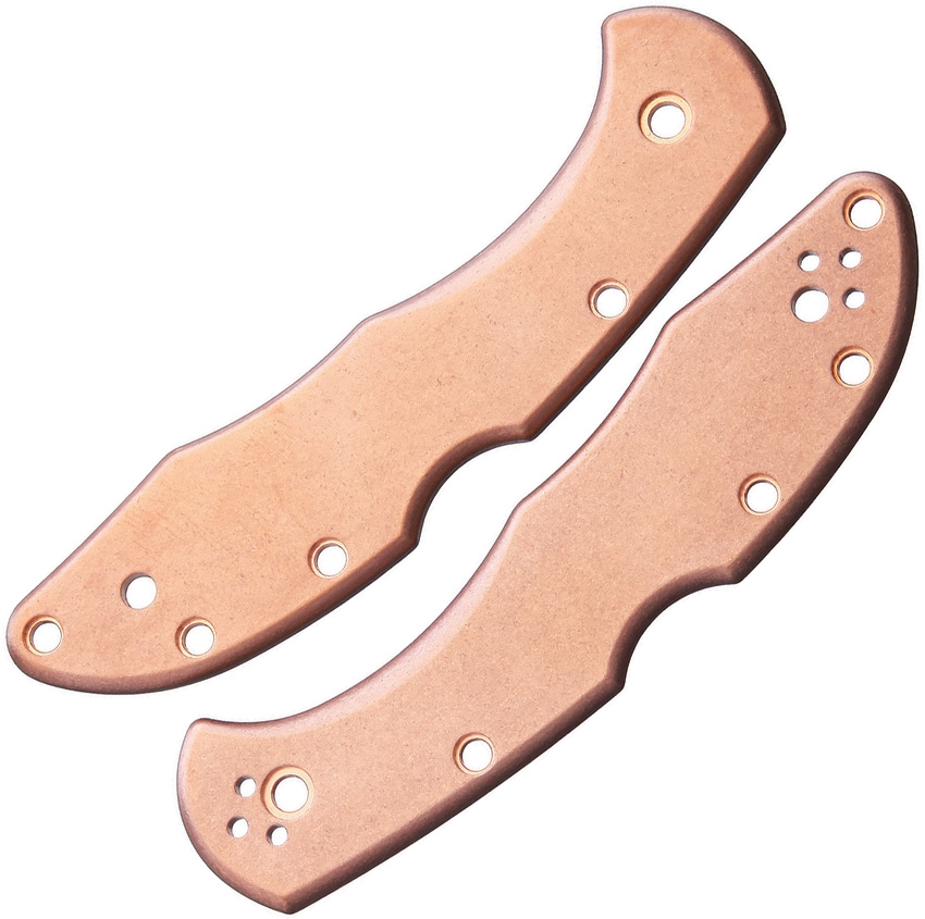 FLYTANIUM Spyderco Delica Scales Copper