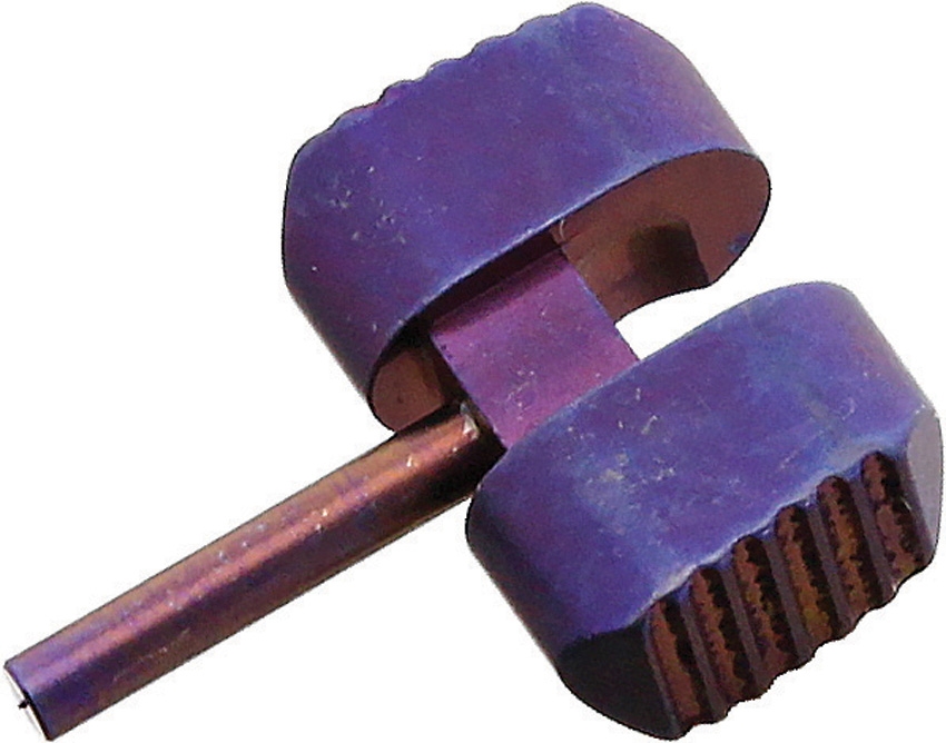 FLYTANIUM Spyderco Manix 2 Ball Cage Lock Ti Purple