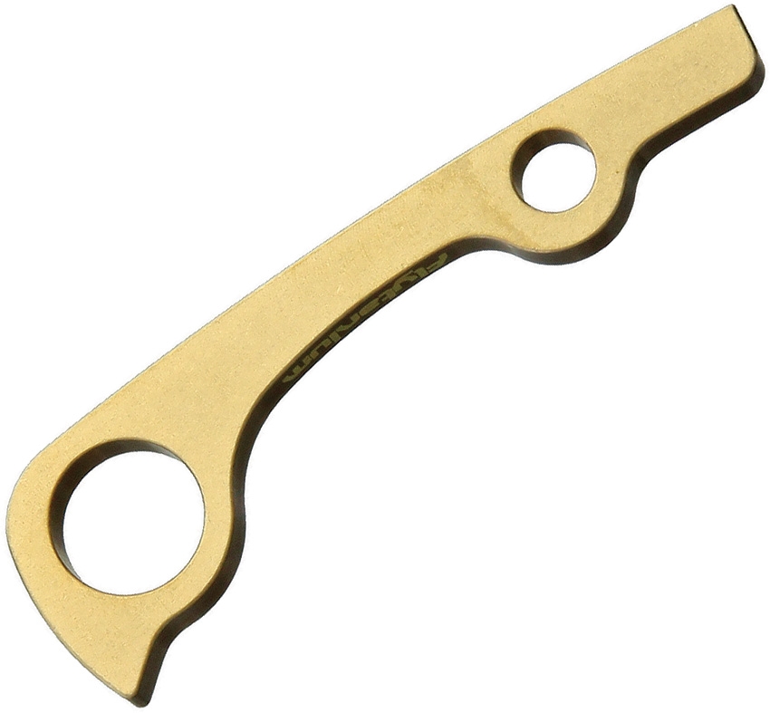 FLYTANIUM Spyderco Paramilitary 2 Backspacer Brass
