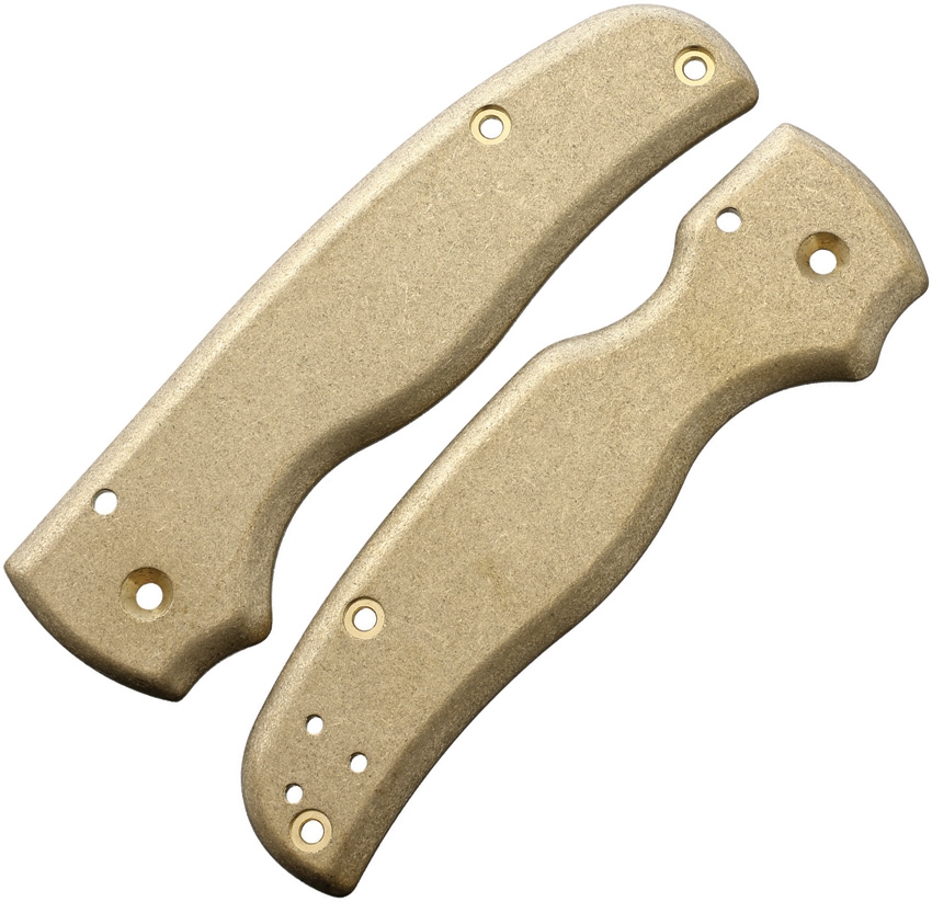 FLYTANIUM Spyderco Shaman Scales Brass