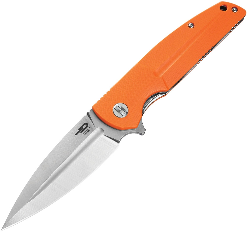 BESTECH KNIVES Fin Orange/Satin