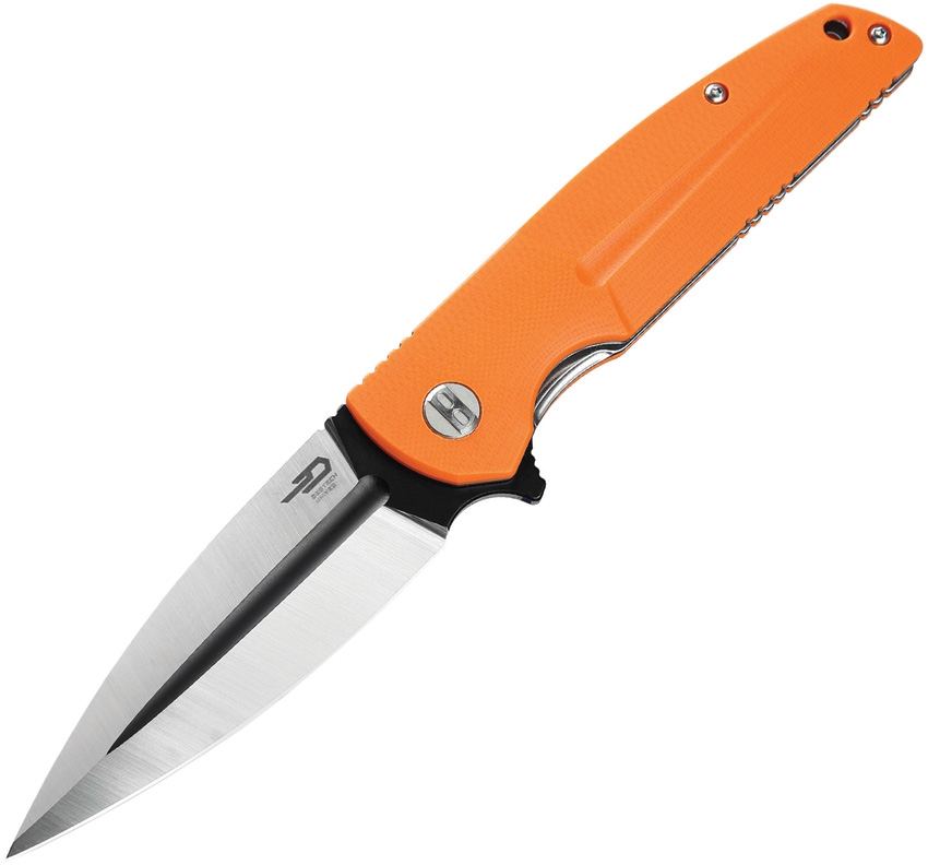 BESTECH KNIVES Fin Orange/TwoTone