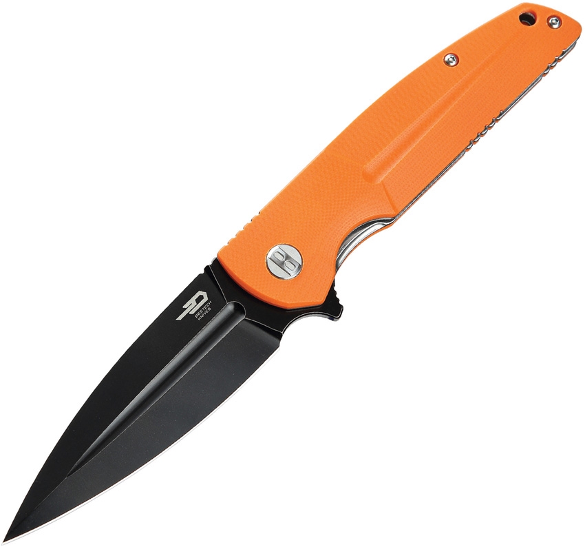 BESTECH KNIVES Fin Orange/BW