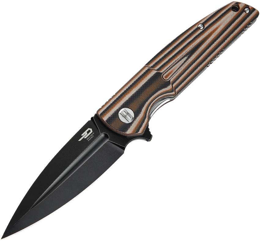 BESTECH KNIVES Fin Orange Multicolor/BW