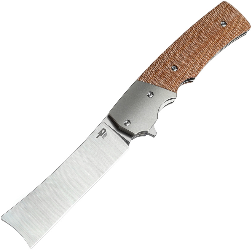 BESTECH KNIVES Spanish Tip Natural Micarta