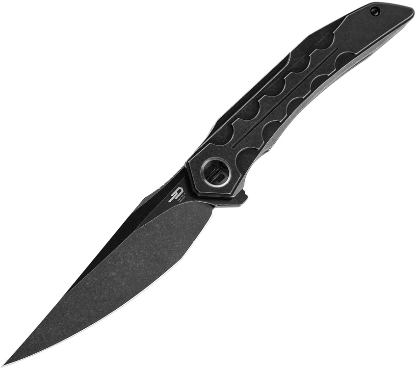 BESTECH KNIVES Samari Black/BW