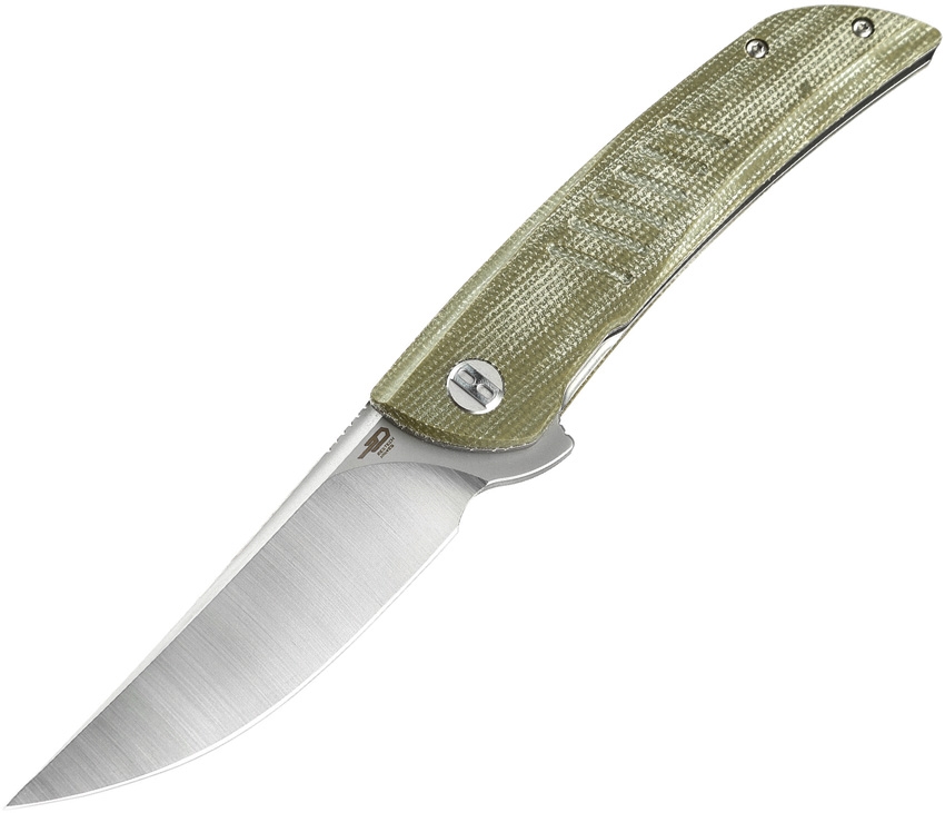 BESTECH KNIVES Swift Green Micarta/Satin