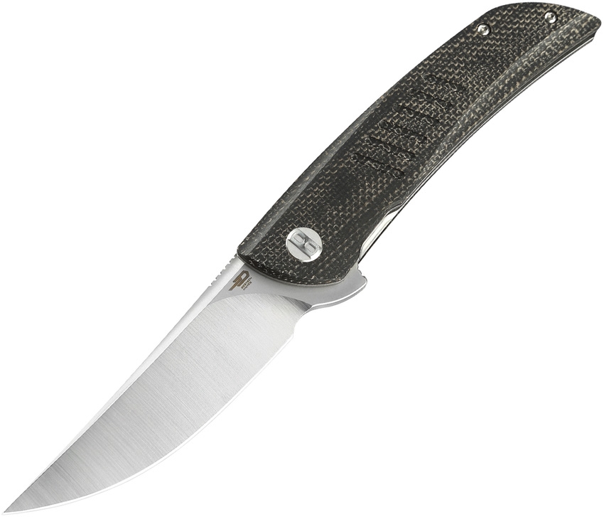 BESTECH KNIVES Swift Black Micarta/Satin