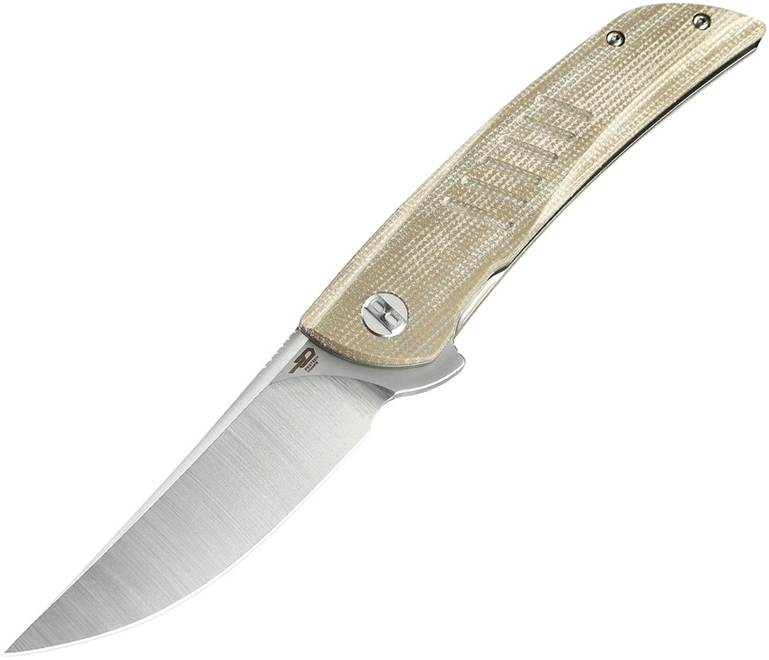BESTECH KNIVES Swift Beige Micarta/Satin