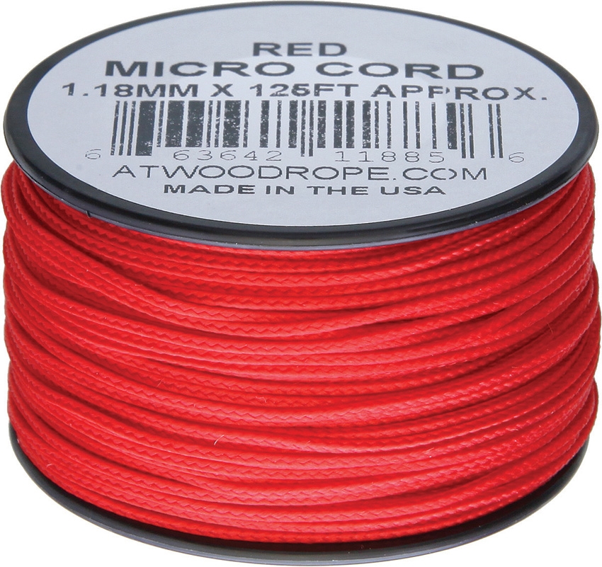 Microcord Red 125ft (38,1m)