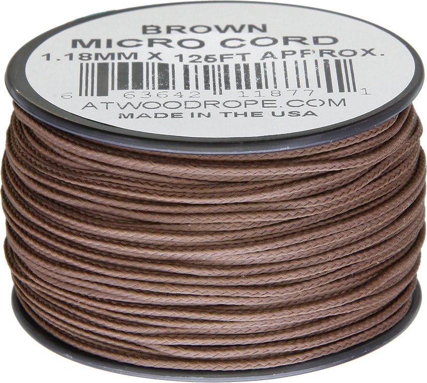 Microcord Brown 125ft (38,1m)
