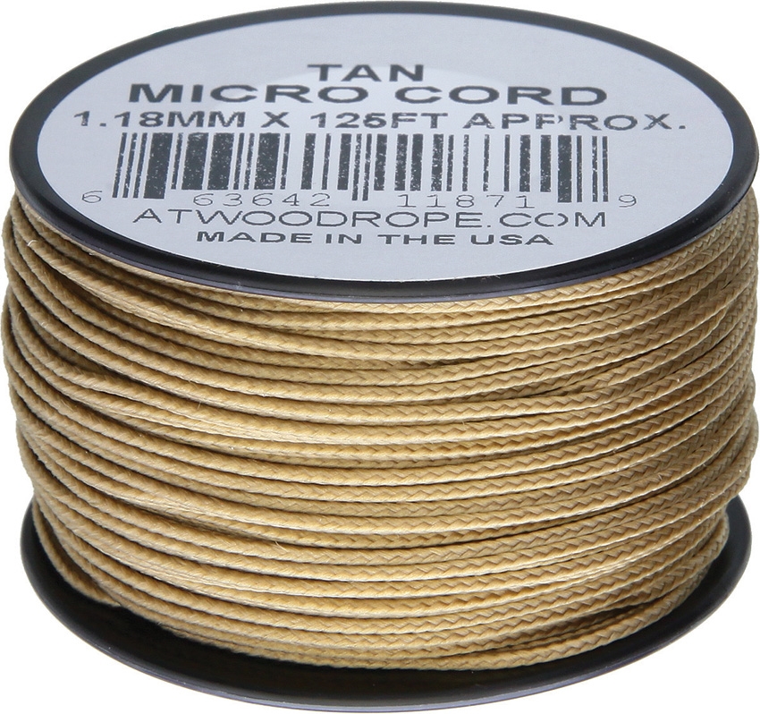 Microcord Tan 125ft (38,1m)