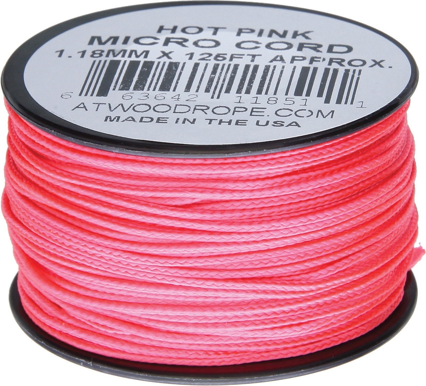 Microcord Hot Pink 125ft (38,1m)