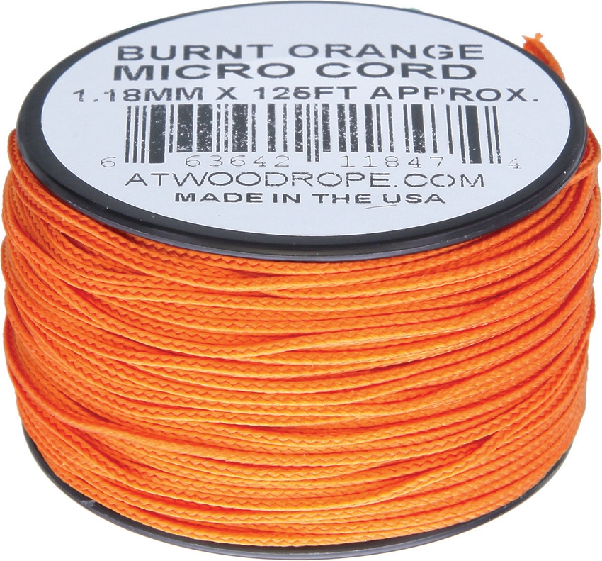 Microcord Burnt Orange 125ft (38,1m)