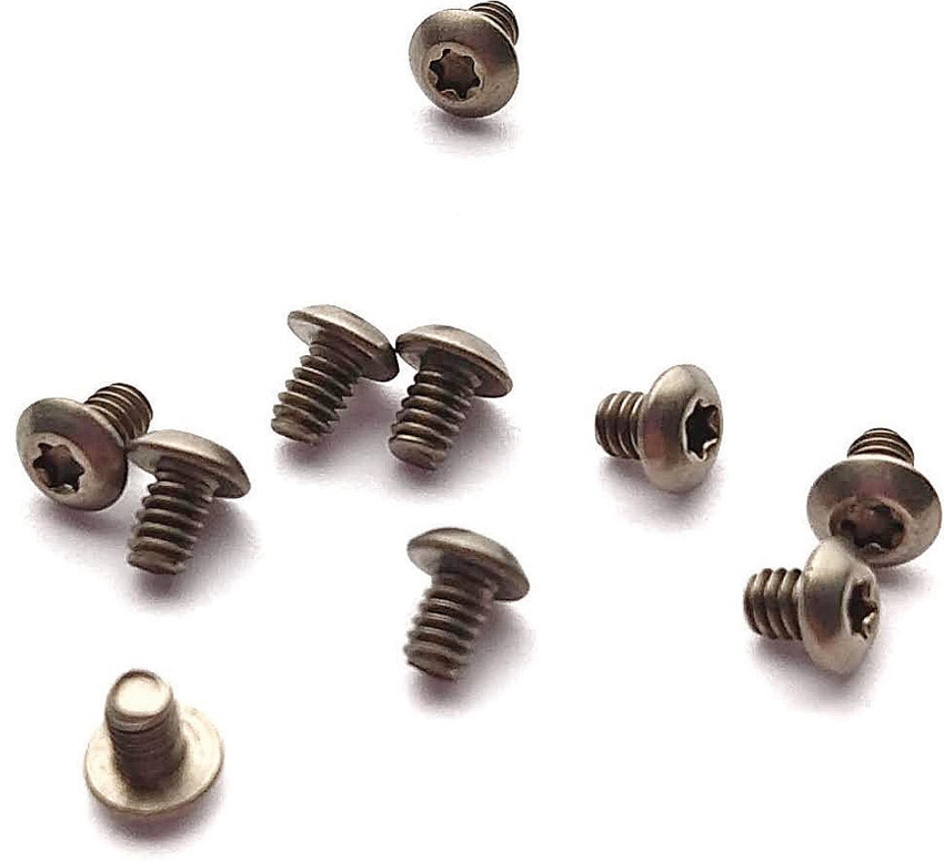 FLYTANIUM Set of 12 Titanium Body Screws for Benchmade Bugout Gold