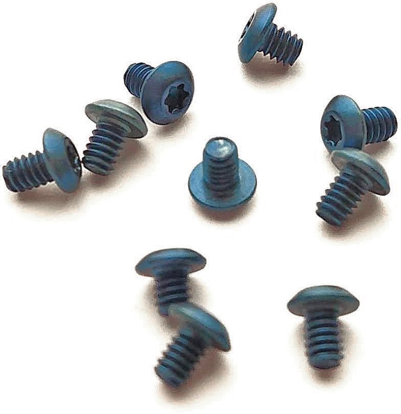 FLYTANIUM Set of 12 Titanium Body Screws for Benchmade Bugout Blue