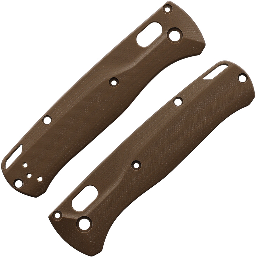FLYTANIUM Benchmade Crossfade Bugout Scales G-10 Earth Brown