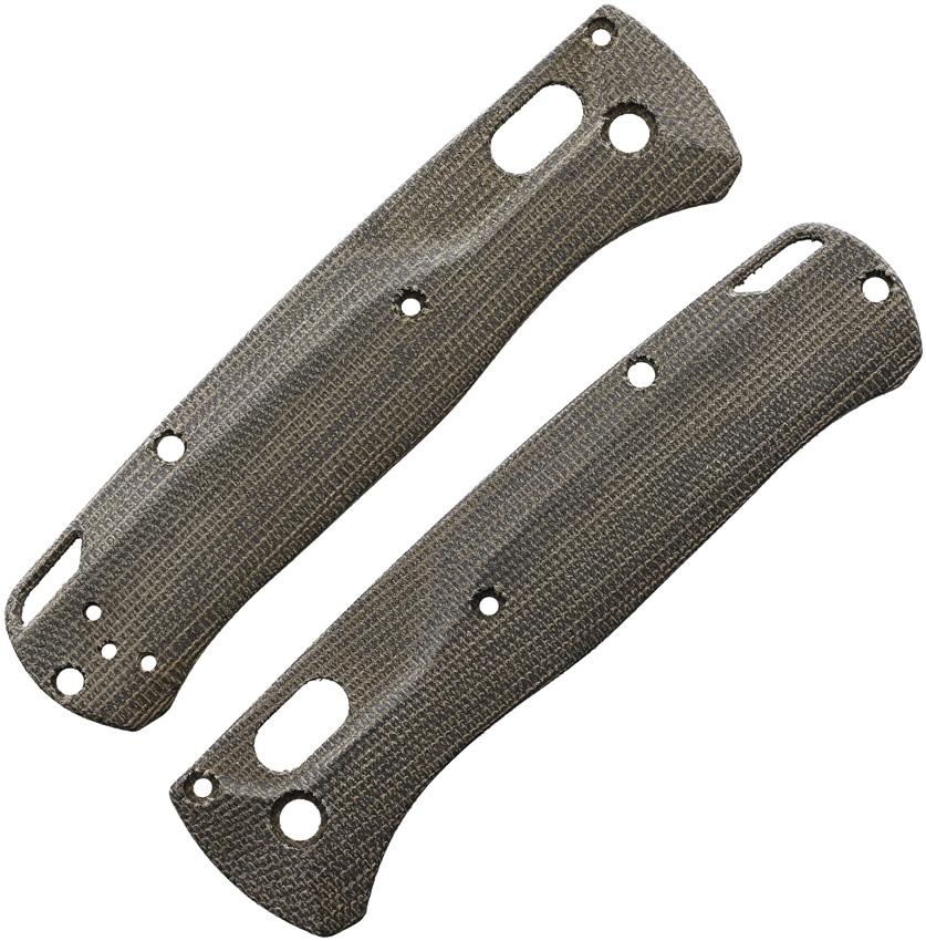 FLYTANIUM Benchmade Crossfade Bugout Scales Canvas Micarta Green