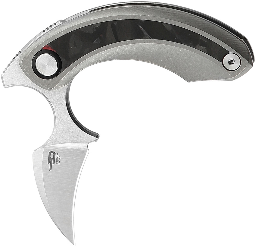 BESTECH KNIVES Strelit Gray/Red CF