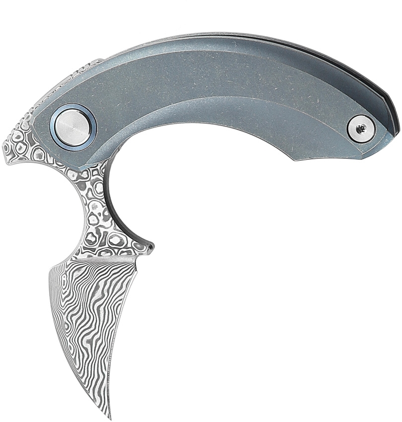 BESTECH KNIVES Strelit Damascus/Blue