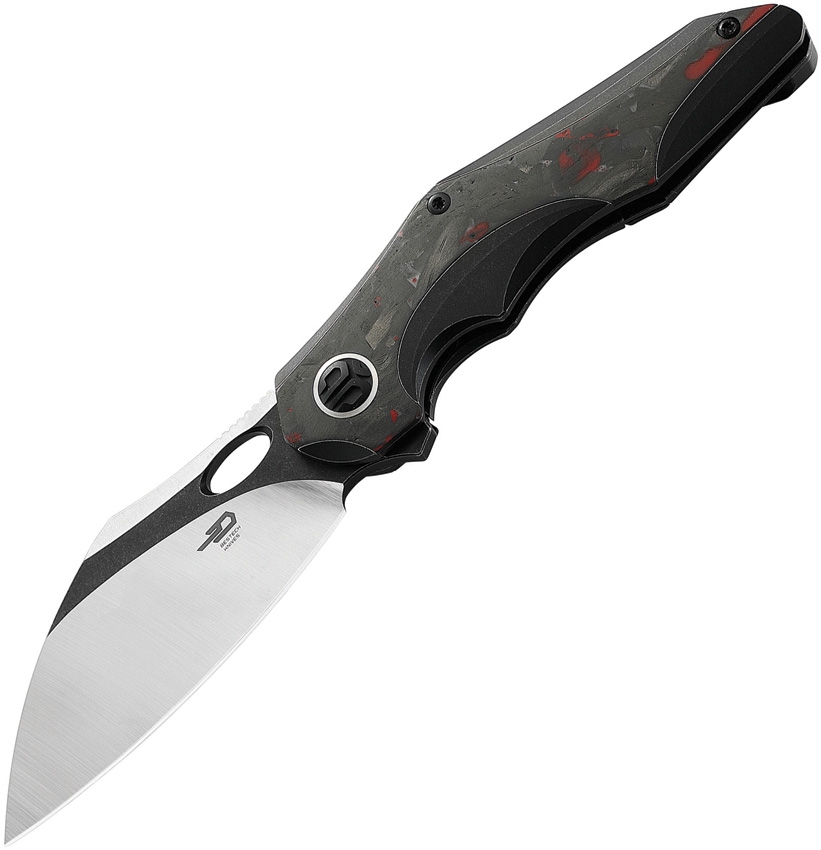 BESTECH KNIVES Nogard Black/Red CF