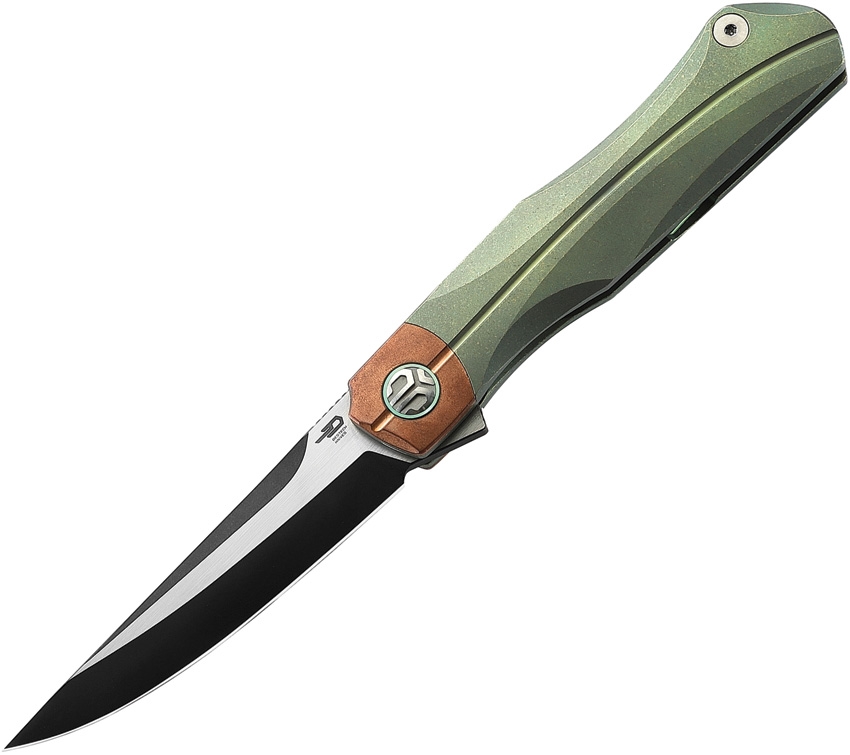 BESTECH KNIVES Thyra Retro Green