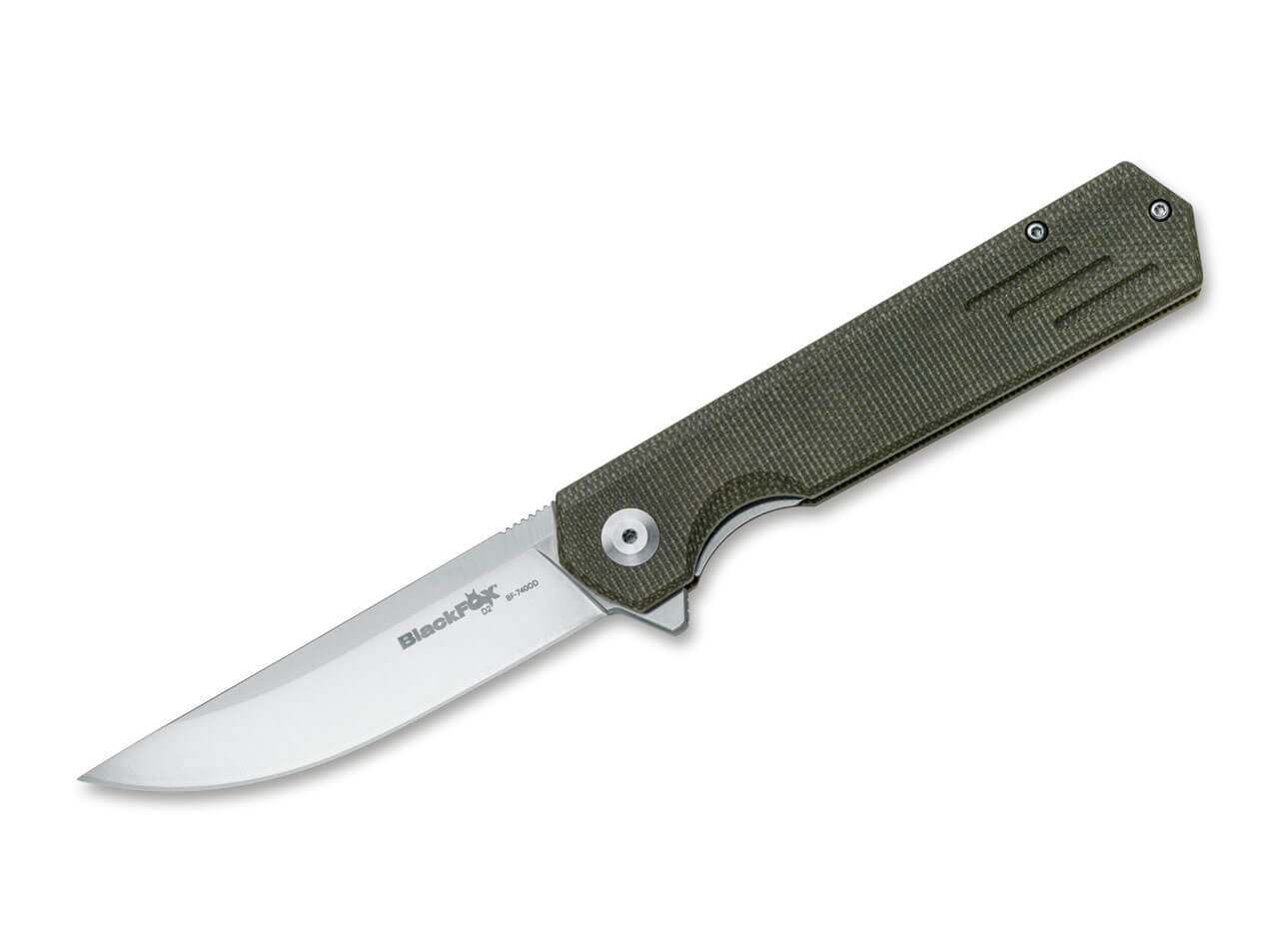 BLACK FOX Revolver Micarta Green