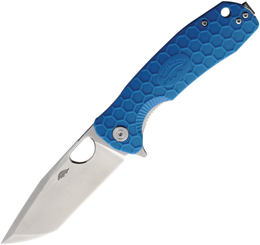 HONEY BADGER Tanto Flipper Large 8Cr13MoV Blue