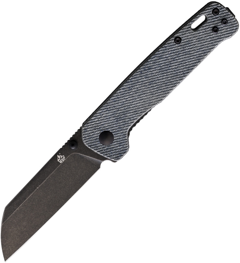 QSP Penguin Denim Micarta/BW