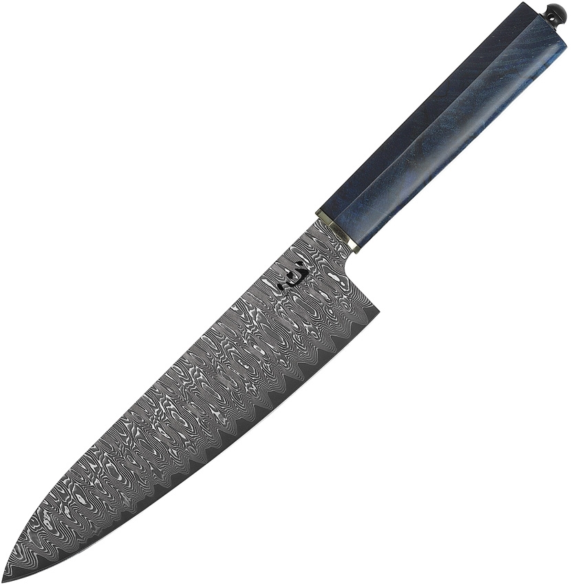Xin Cutlery XC132 Chef's Knife 8"  Maple Blue (Damascus)