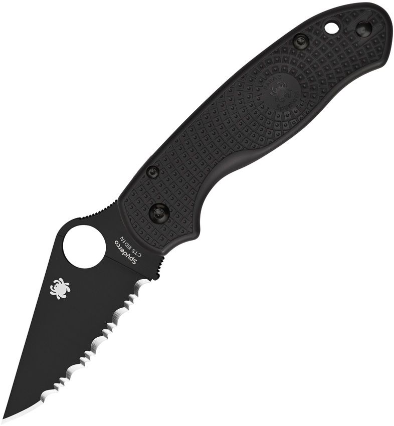 SPYDERCO Para 3 Black Serrated