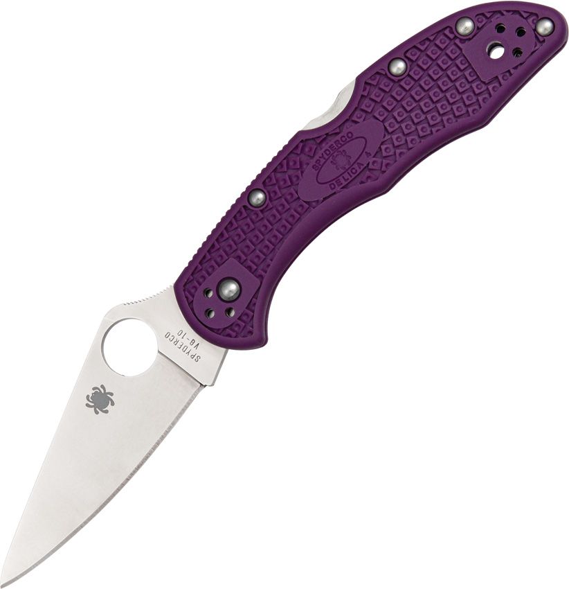 SPYDERCO Delica 4 Satin/Purple