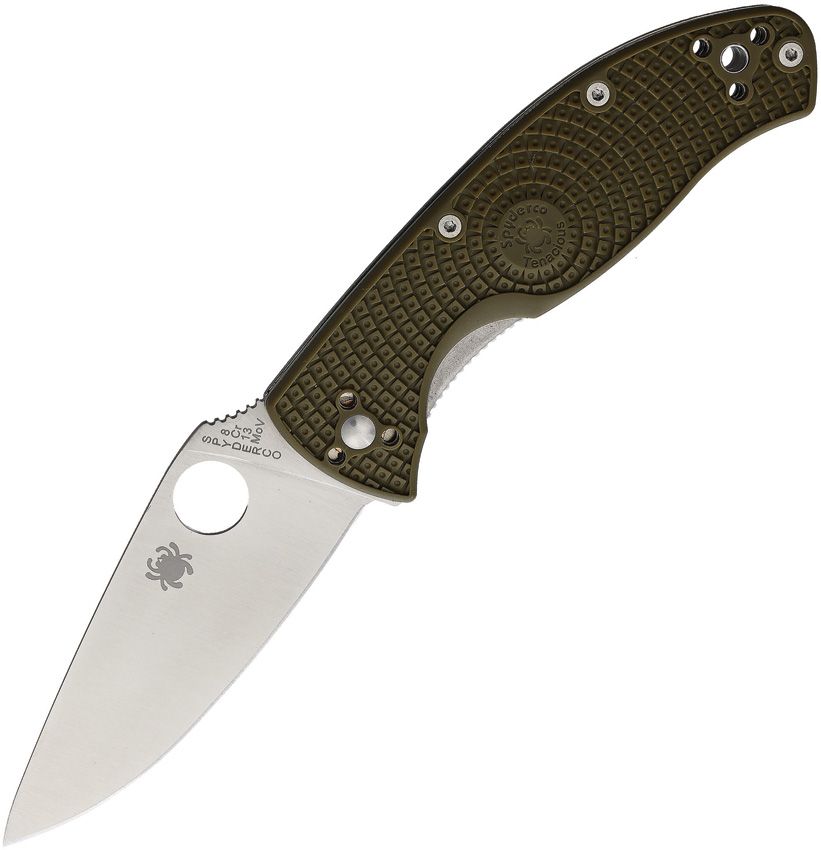 SPYDERCO Tenacious LW Satin/OD Green