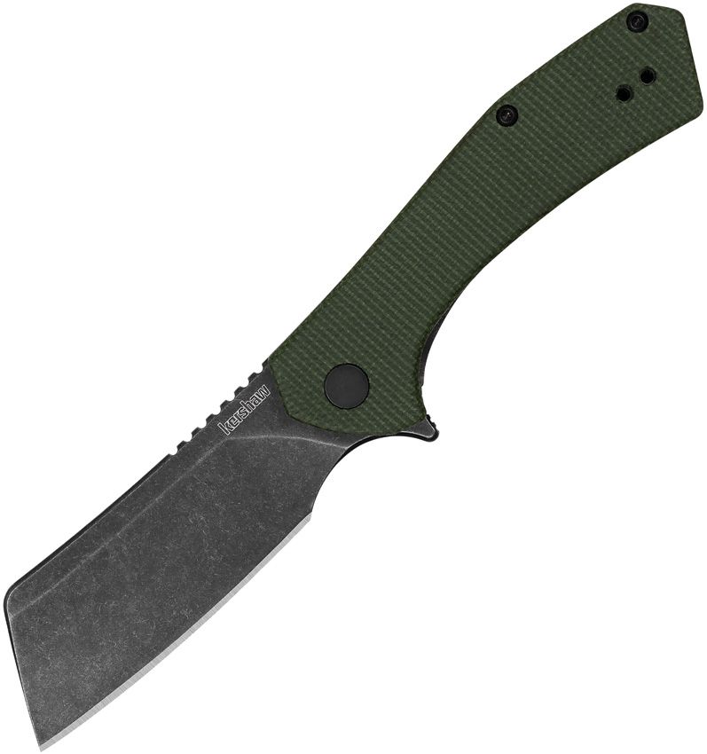 KERSHAW Static Green Micarta/BW D2